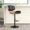 Tabouret de bar pivotant à hauteur réglable Aliane