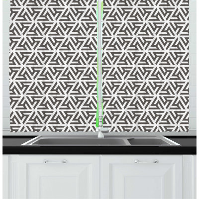 Pointed Kitchen Curtain