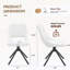 Ensemble de chaises pivotantes confortables idéales pour la salle à manger, la cuisine, offrant un mouvement fluide et un revêtement de haute qualité (ensemble de 4)-606499708-606499711