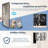 60-inch Chrome Frameless Single Sliding Shower Door-123826415