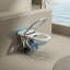 Toilette une pièce fixée au sol à hauteur de chaise 1,28 gallon GPF Givingtree (siège inclus)
