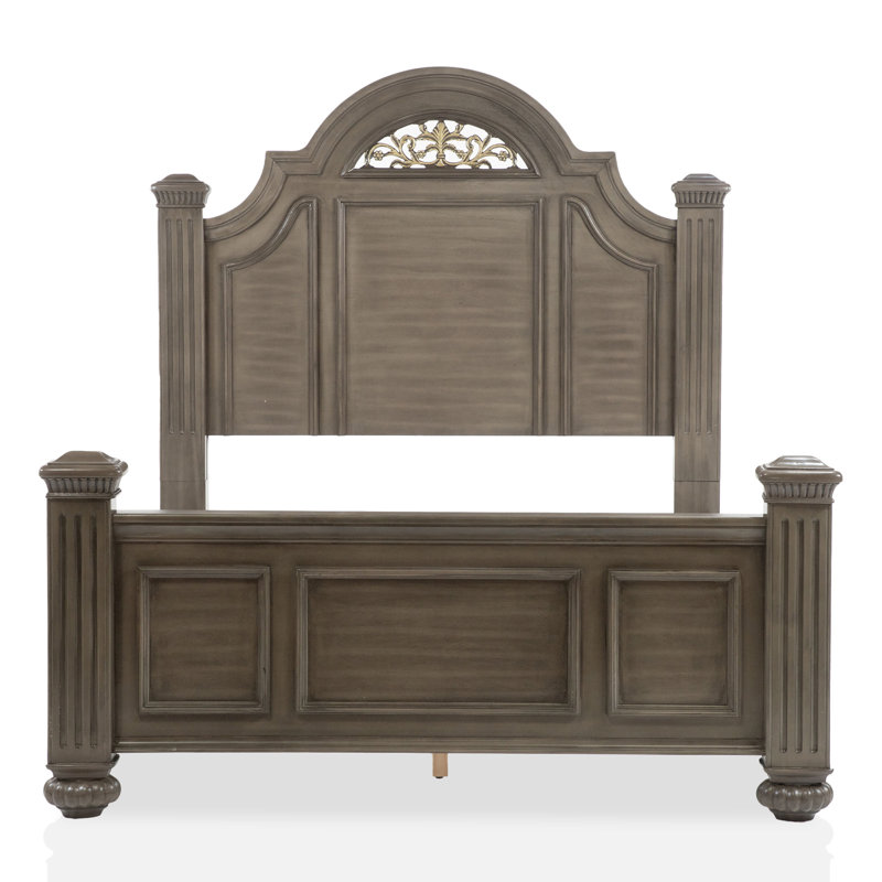 Aime Solid Wood Standard Bed, King