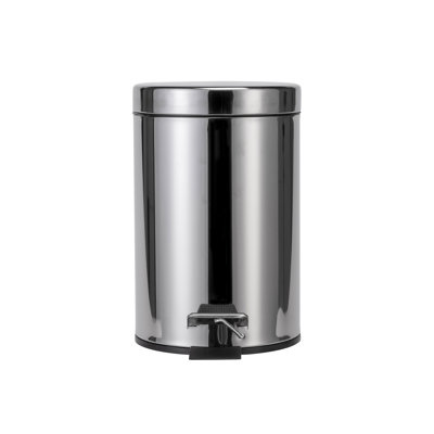 Britannia Metal Step On Kitchen Trash Can