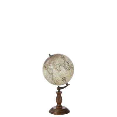 Raimer Wood Tabletop Globe