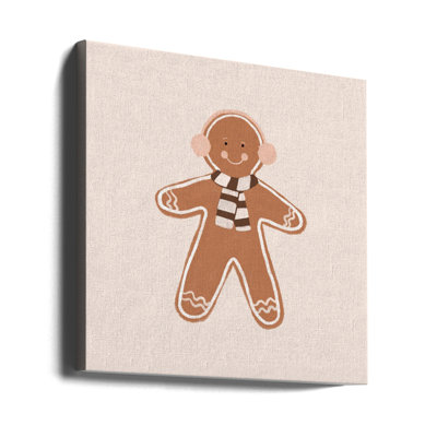 "Gingerbread Man II", art mural sur toile tendue