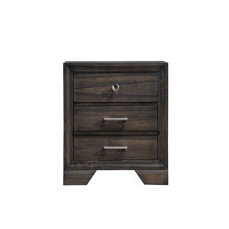 Table de chevet 2 tiroirs 1pc