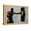 Colourful Boxing Silhouette With Paint Splashes-764610872-764610871-764610870
