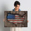 «American Wood Flag», impression sur toile-22643320-71544582