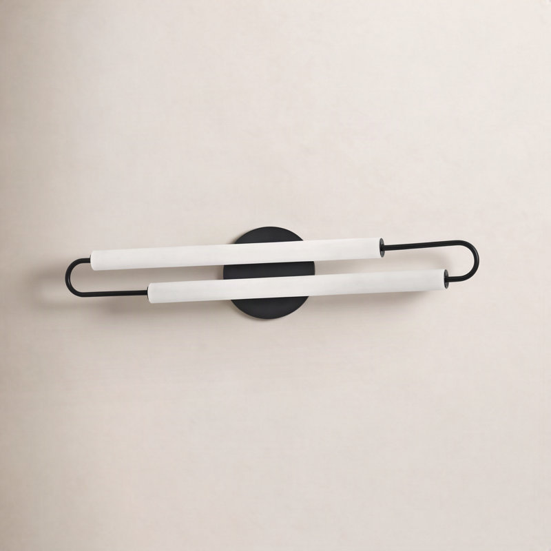 Eliseo Dimmable LED Bath Sconce, Black