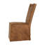 Chaise parsons rembourrée en cuir Kenefic-560777013