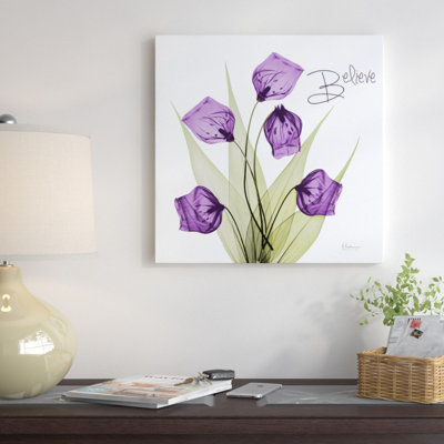 Believe Sandersonia_H34 - Wrapped Canvas Print