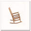 Chaise berçante robuste avec dossier à lattes classique-1485626143