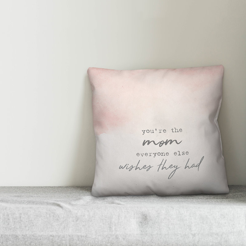 Vous êtes le désirant que le personnel de maman everyones a un coussin mimi, Polyester / Bourre en polyester