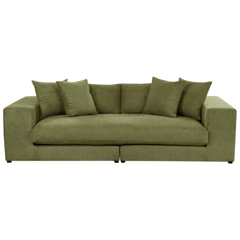 Almke 3 Seater Sofa, Green
