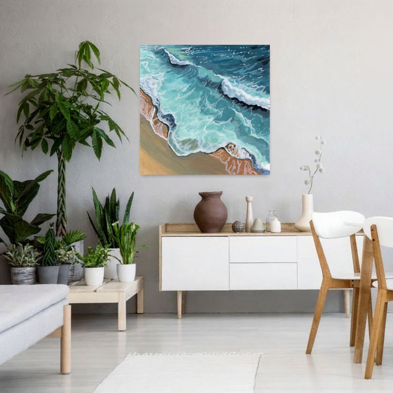 Contemporary Art Coastal Art, 36" H x 36" W