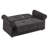Sara 63 in. Fabric Upholstered 2-Seater 3-in-1 Sleeper Loveseat Sofa Bed with Storage-1232330735