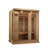 Dynamic Infrared 3 - Person FAR Infrared Sauna in Hemlock