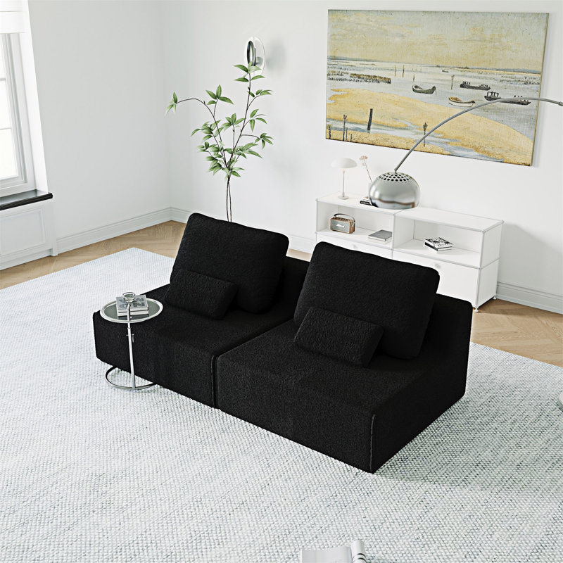 Canapé modulaire, Noir