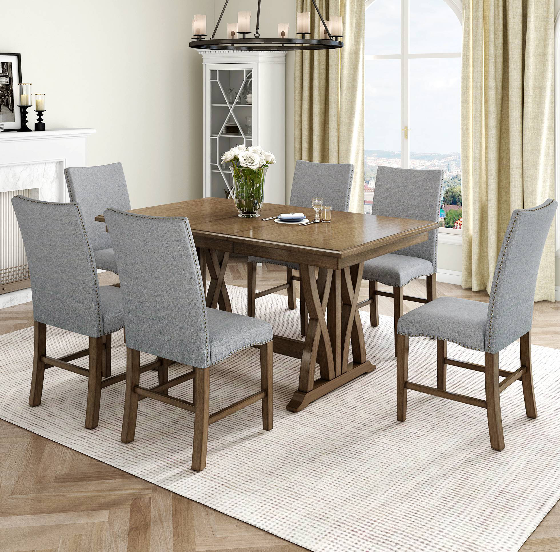 Dasher extendable dining discount set