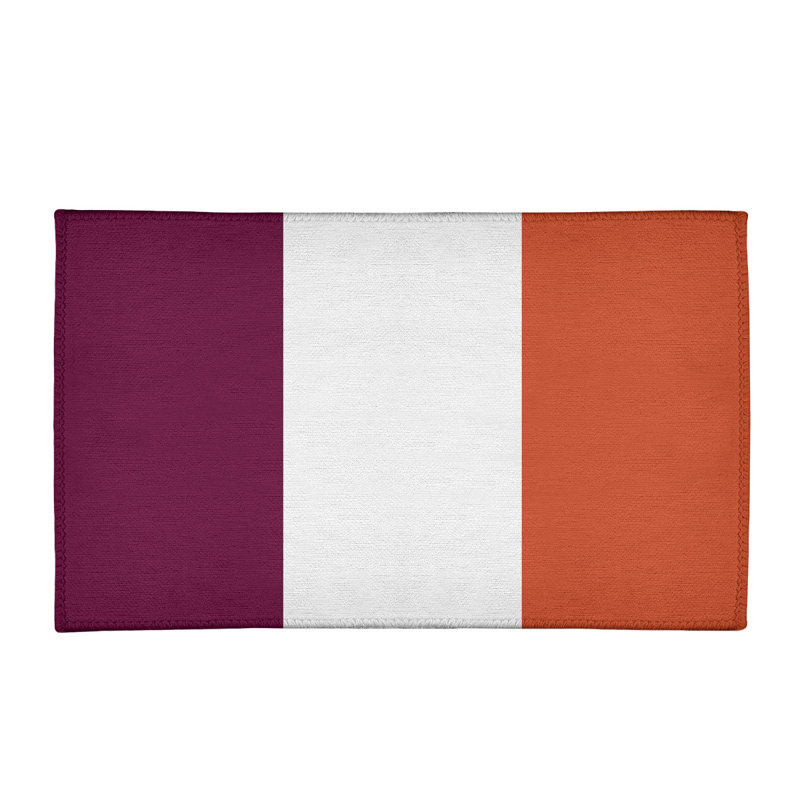 Tapis rose/orange, Rectangle 2 pi x 3 pi