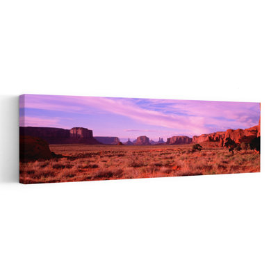 Monument Valley, Utah, États-Unis, paysage contemporain abstrait coucher de soleil, art mural