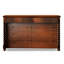 Commode d'appoint en bois massif brun standard