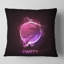 Enseigne au néon mauve - oreiller imprimé abstrait-29367360-29367364
