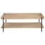 Table basse rectangulaire en bois