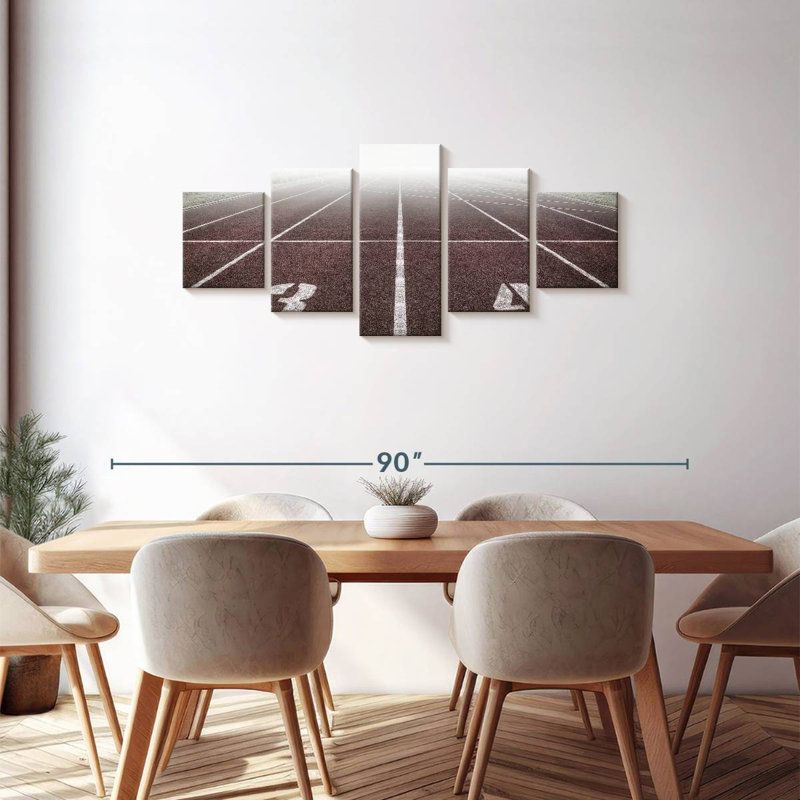 'Race Track, 30" H x 68" W
