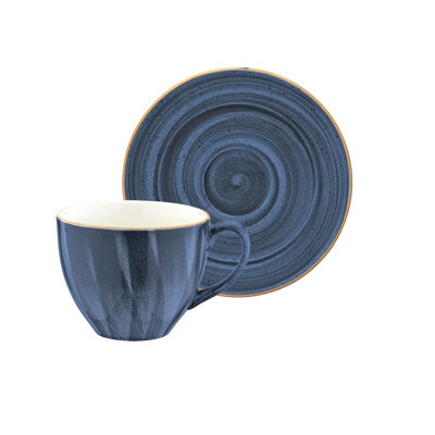 Porcelain Espresso Cup and Saucer