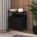 Kaderius 2 - Drawer End Table and Built-In Outlets