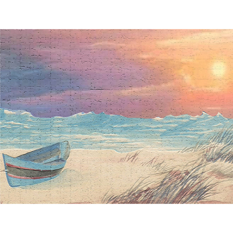 Bordure de papier peint à peindre L 15 pi x l 7 po Thurros Seashore