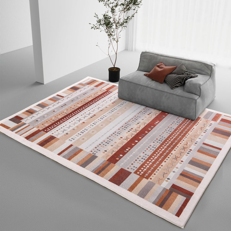 Laquata Moroccan Indoor Rug, Rectangle 6' x 9'
