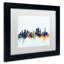 « brisbane horizon blue », reproduction d’impression sur toile encadrée-17766603