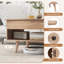 Table basse à plateau relevable avec rangement et compartiment caché-406489070