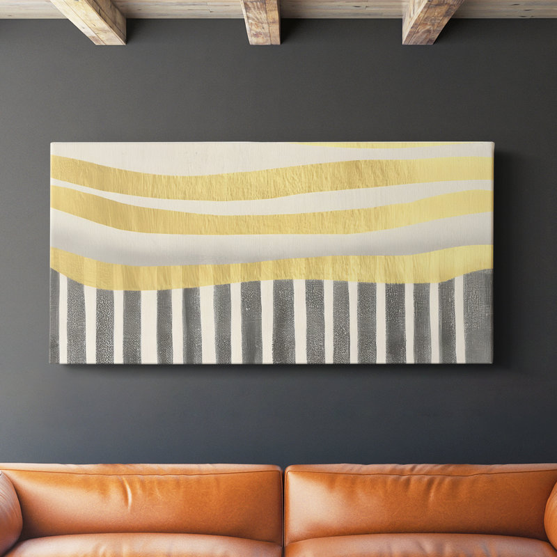 Toile tendue abstraite Seris 6 # XXXI-Gallery, H 20 po x l 40 po