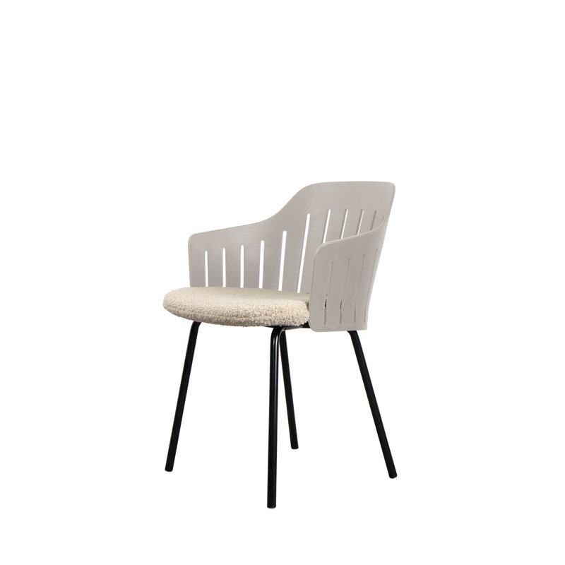 Choice Chair Shell Indoor/Outdoor in Taupe