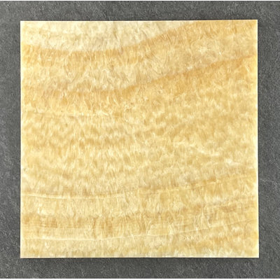 12" X 12" Micro-beveled Honey Onyx Tumbled finish Marble  Wall and Floor Use Tile