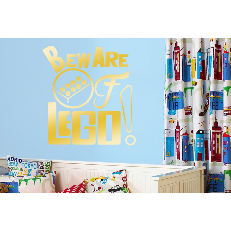 Wall Decal, Shiny Gold