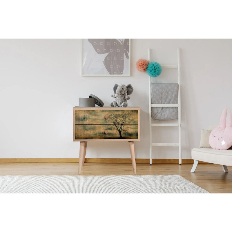 Joanna 60cm W Manufactured Wood Bedside Table