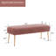 Banc rembourré en velours Aghvarth-1433399247