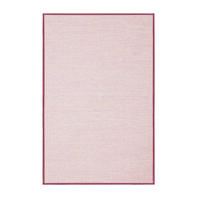 Tapis de zone rose contemporaine