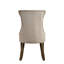 Ensemble de 2 chaises d'appoint en tissu récupéré Gabrian