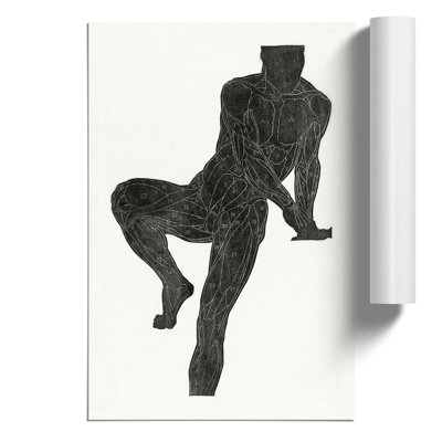 Anatomical Study of a Man by Reijer Stolk - Frameless Print