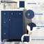 Meuble-lavabo de salle de bain avec lavabo en céramique 24 po - charnières de porte à fermeture en douceur, construction fonctionnelle, teinture-748670004