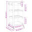 Solid Wood Bar Cart-1379608380