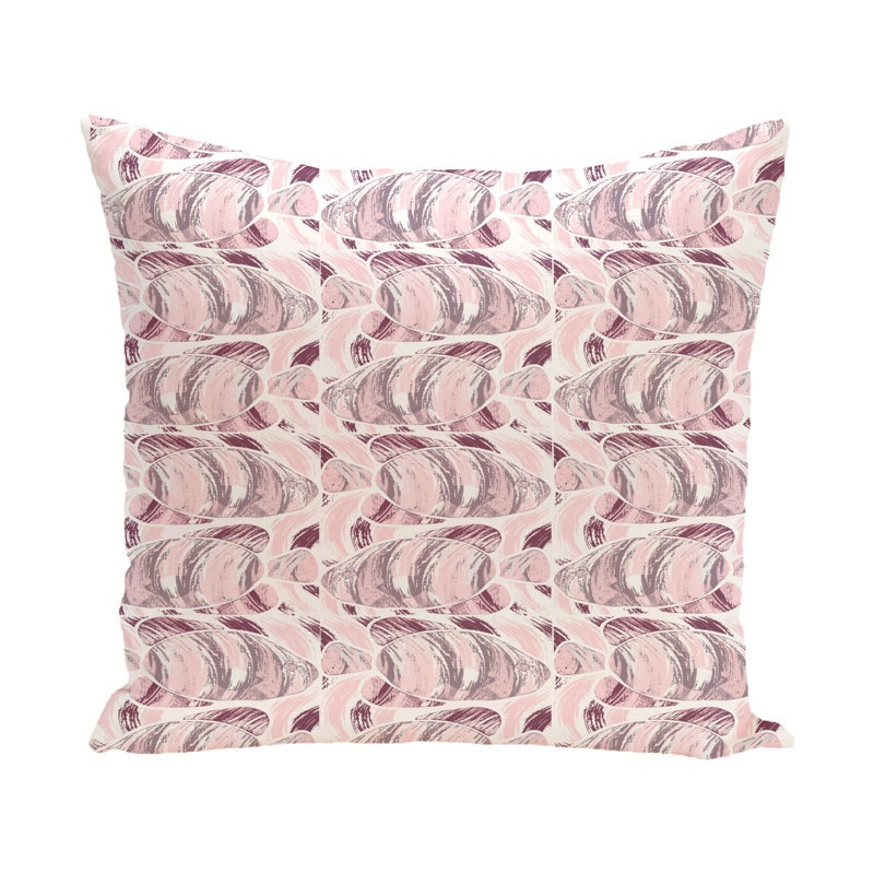 Housse de coussin d'extérieur carré Beach Insert, H 18 po x l 18 po, Violet