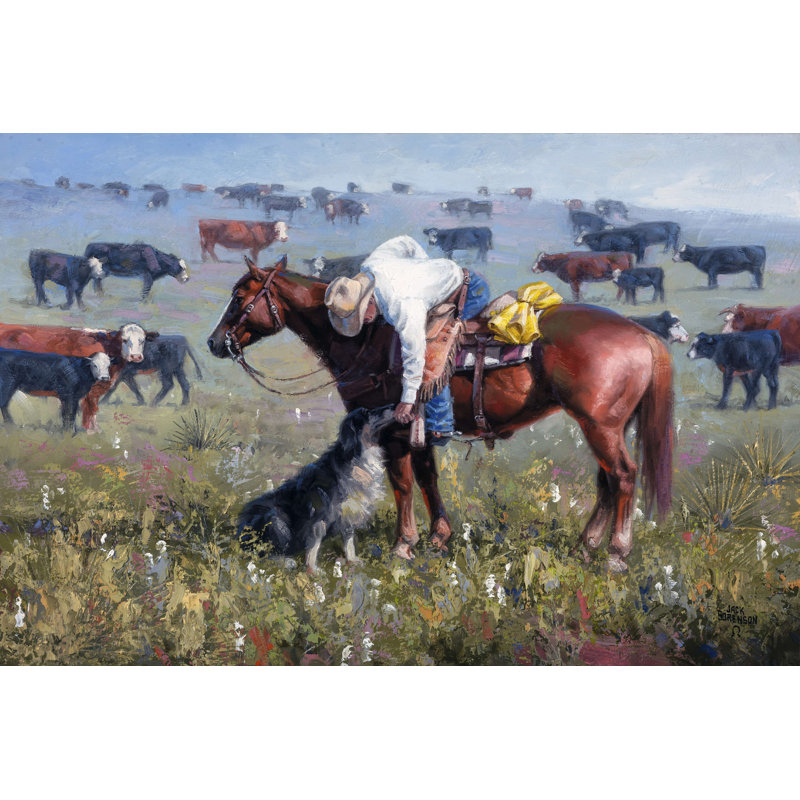 «The Thank You» par Jack Sorenson - reproduction d'art sur toile tendue, H 8 po x l 12 po x P 1,25 po