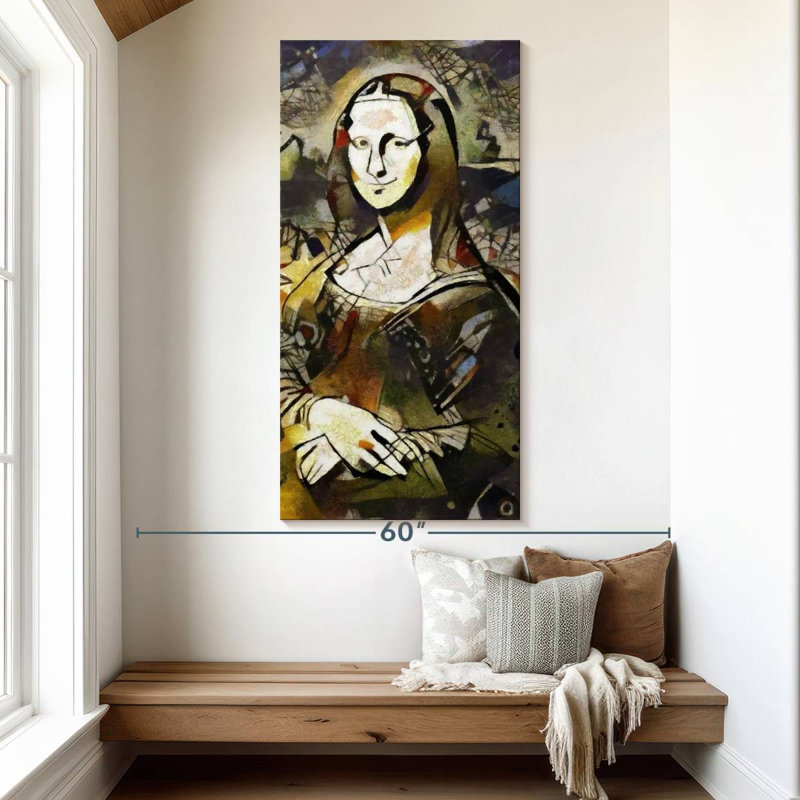Mona Lisa Smile, 54" H x 27" W