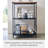Yamazaki Home 3-Tiered Storage Rack - Kitchen Shelf Organizer, Short, Steel, Short-46492104